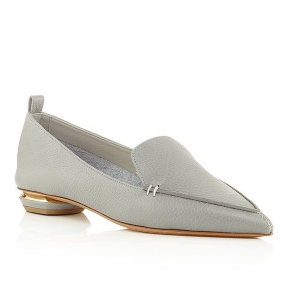 Nicholas Kirkwood Beya Loafers Gray Size 36